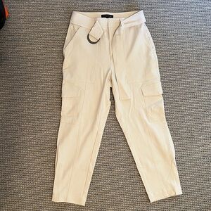 Banana Republic White Utility Cargo Pants - Size Petite 2